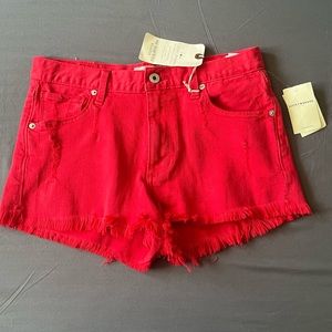 Lucky Brand Red High Rise Shorts
Brand New